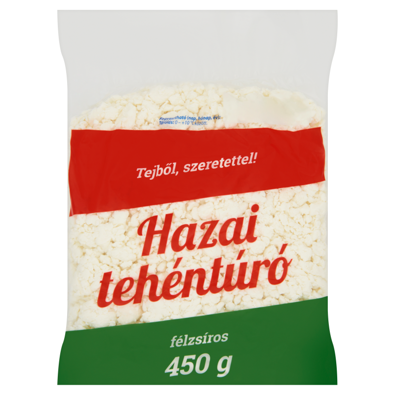 Hazai félzsíros túró 450g